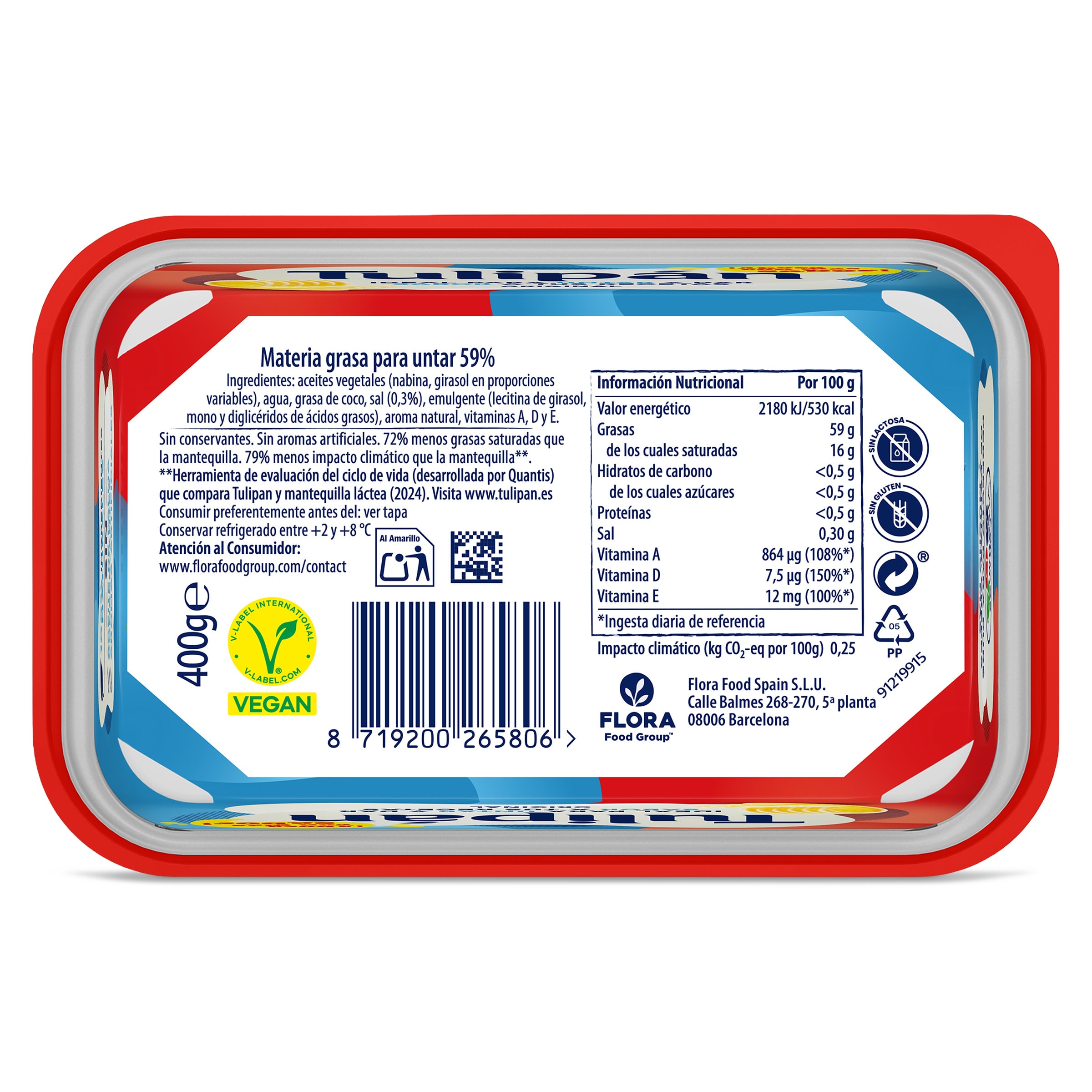 Margarina Tulipán 400 g