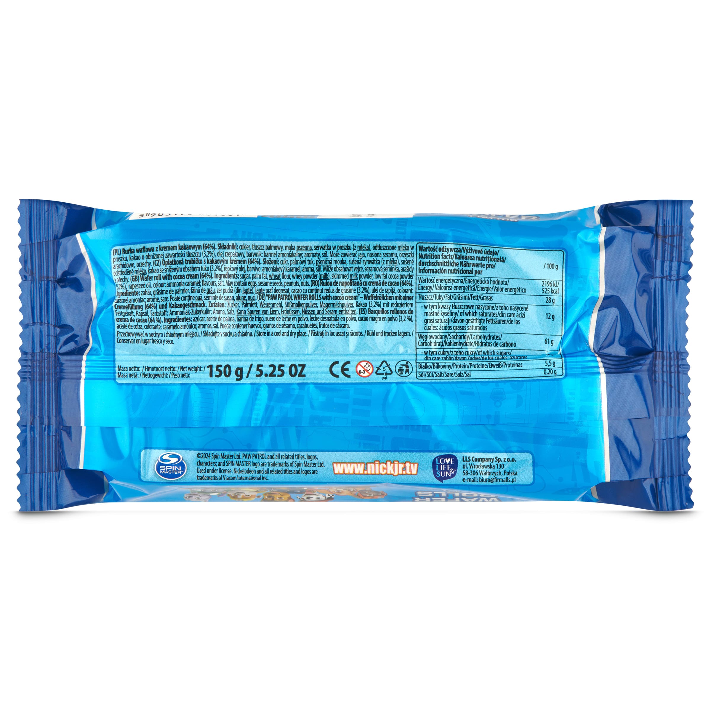 Wafer rolls Nickelodeon 150 g