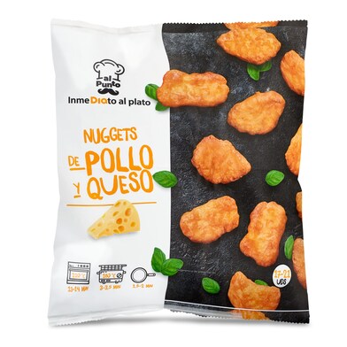 Nuggets de pollo y queso Al Punto Dia bolsa 400 g-0 Nuggets de pollo y queso Al Punto Dia bolsa 400 g-0