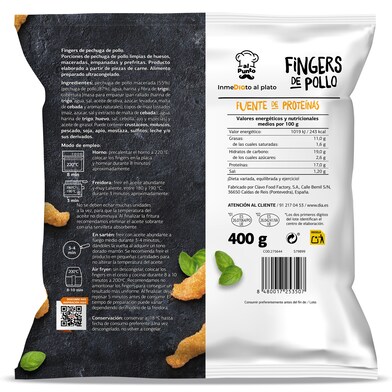 Fingers de pollo Al Punto bolsa 400 g-1 Fingers de pollo Al Punto bolsa 400 g-1