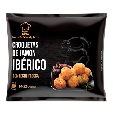 Croquetas de jamón ibérico Al Punto Dia bolsa 350 g-0 Croquetas de jamón ibérico Al Punto Dia bolsa 350 g-0