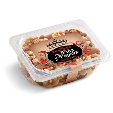 Mix de frutos secos con papaya y piña Naturmundo de Dia bandeja 200 g-0 Mix de frutos secos con papaya y piña Naturmundo de Dia bandeja 200 g-0