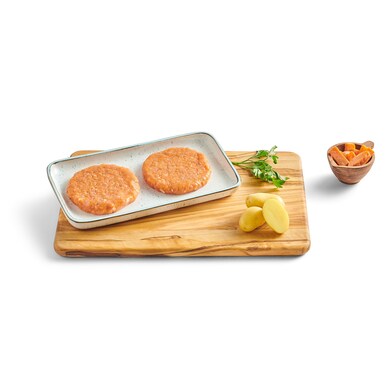 Hamburguesas de pollo y zanahoria Selección de Dia bandeja 200 g-0 Hamburguesas de pollo y zanahoria Selección de Dia bandeja 200 g-0