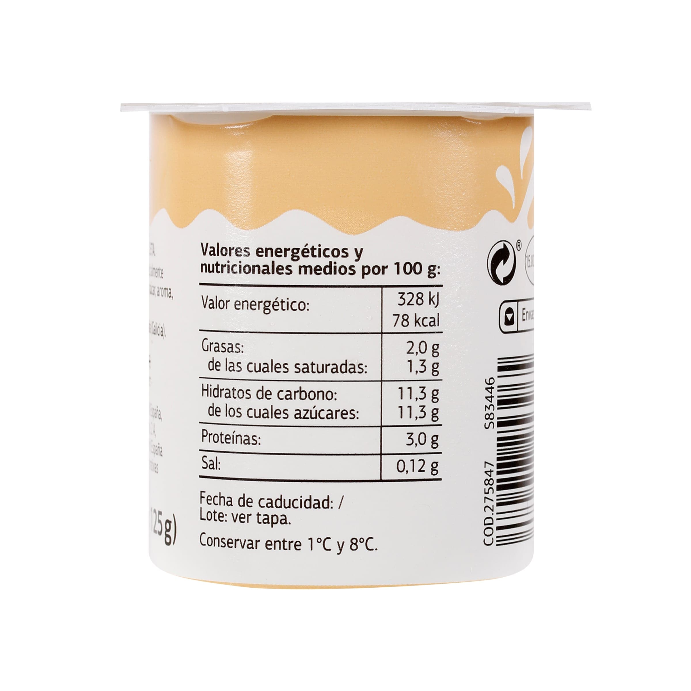 DIA Yogur sabores panache Pack 6 unidades 125 g