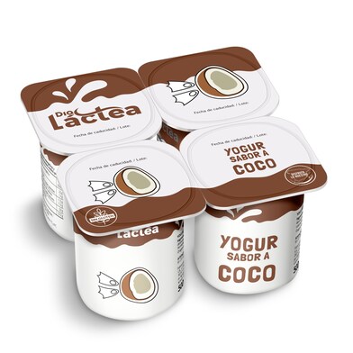 Yogur sabor coco Dia Láctea pack 4 x 125 g-0