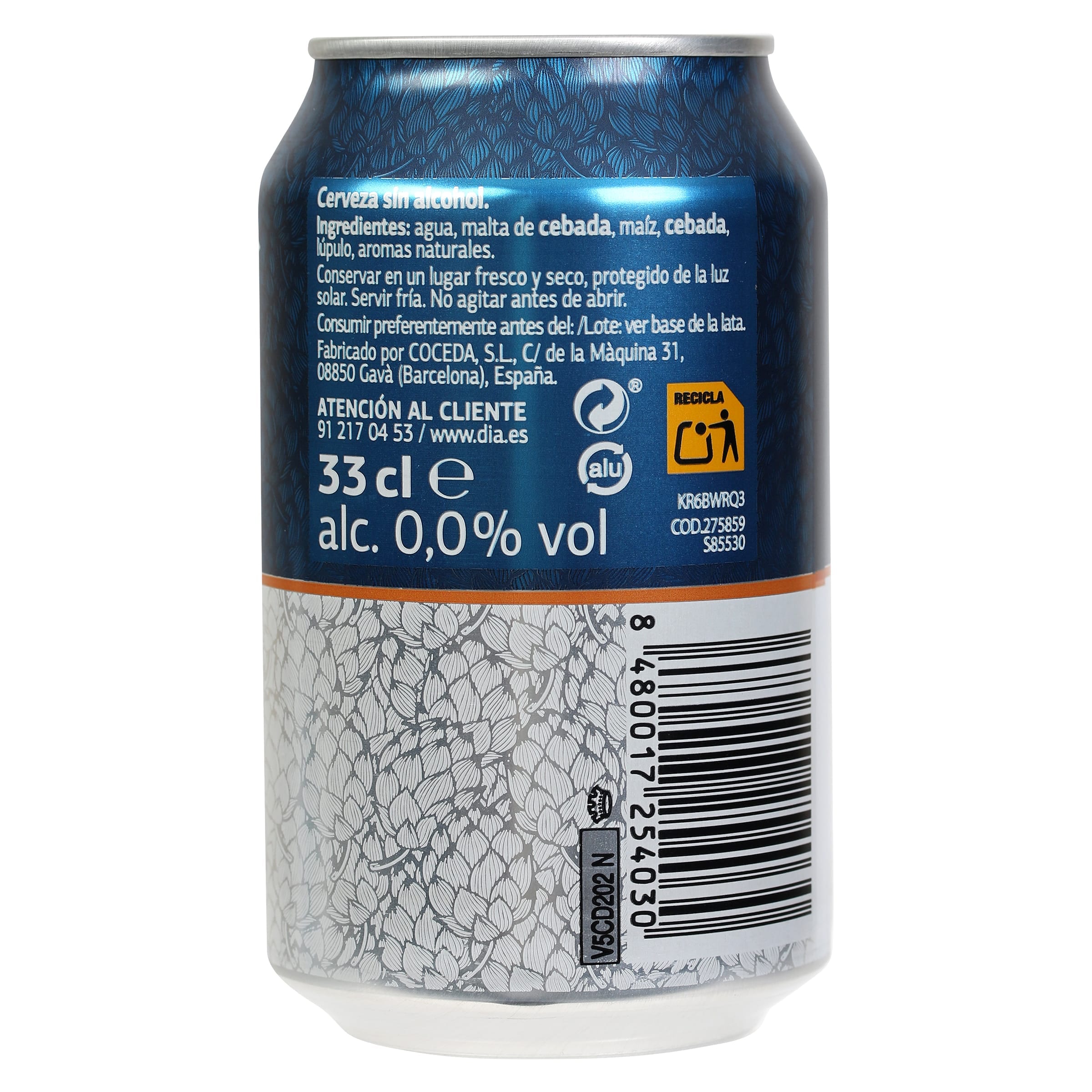 Cerveza tostada 0,0% alcohol Dia Ramblers 33 cl