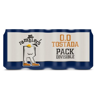 Cerveza tostada 0,0% alcohol Ramblers de Dia pack 12 x 33 cl-1 Cerveza tostada 0,0% alcohol Ramblers de Dia pack 12 x 33 cl-1