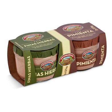 Paté de finas hierbas y pimienta Casa Tarradellas pack 2 x 125 g-0 Paté de finas hierbas y pimienta Casa Tarradellas pack 2 x 125 g-0