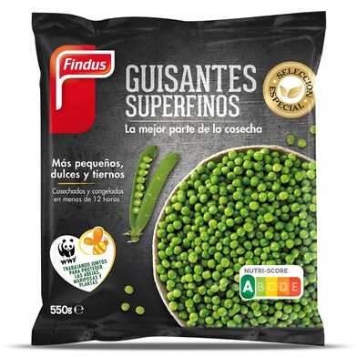 Guisantes superfinos Findus bolsa 550 g-0 Guisantes superfinos Findus bolsa 550 g-0