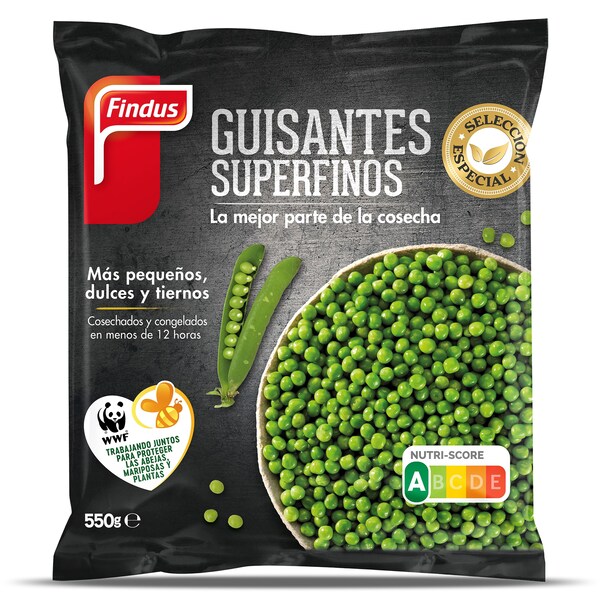 Guisantes Superfinos Findus Bolsa 550 Gr.