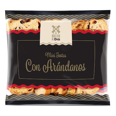 Mini tostas con arándanos El molino de Dia bolsa 90 g-0
