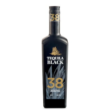 Licor de crema de tequila con chocolate Black botella 70 cl-0
