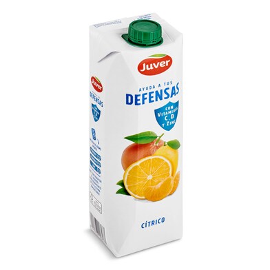 Bebida de zumo de frutas cítrico ayuda a tus defensas Juver brik 1 l-0 Bebida de zumo de frutas cítrico ayuda a tus defensas Juver brik 1 l-0