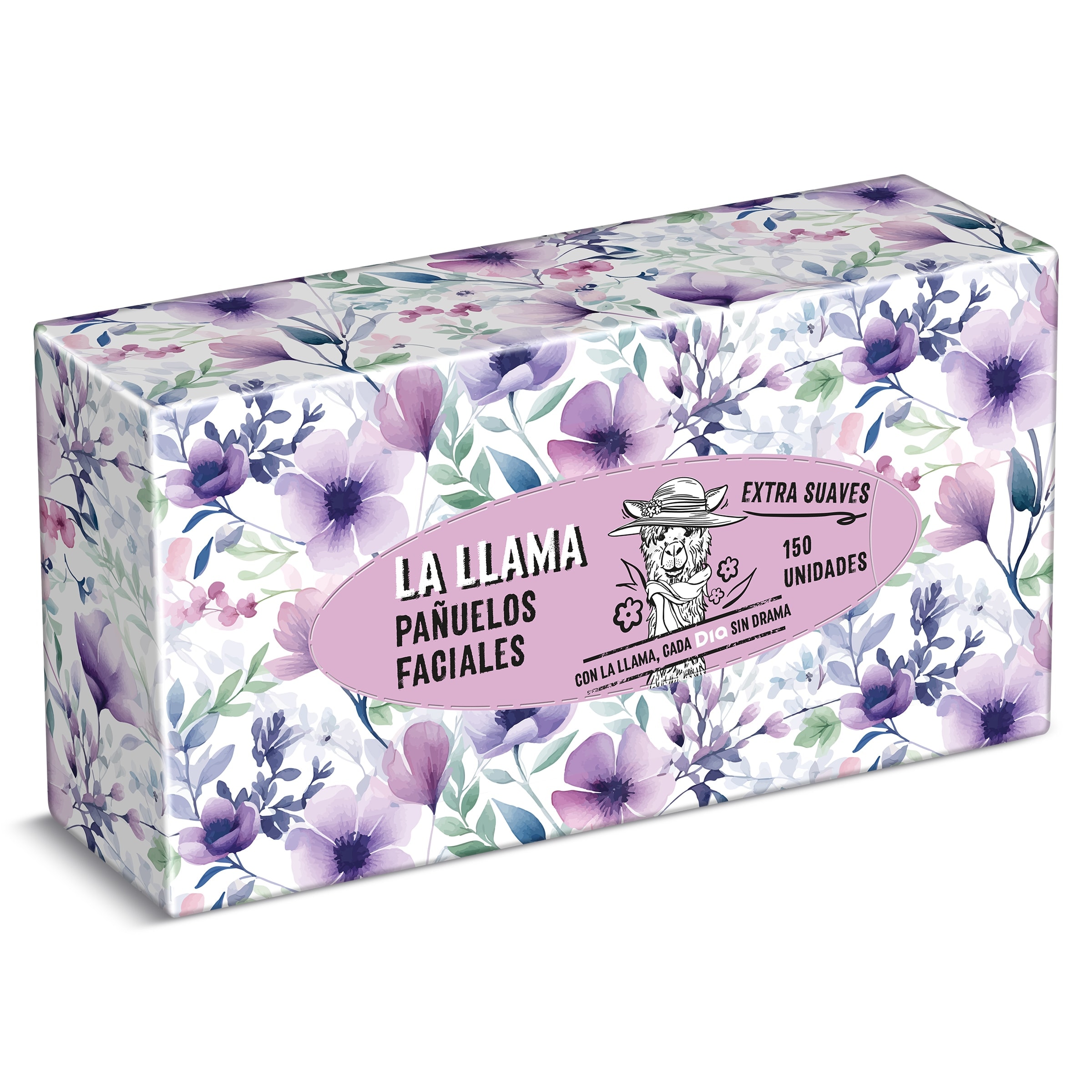 Caja de pañuelos Dia La Llama 150 unidades