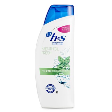 Champú anticaspa menthol fresh H&s botella 510 ml-0 Champú anticaspa menthol fresh H&s botella 510 ml-0