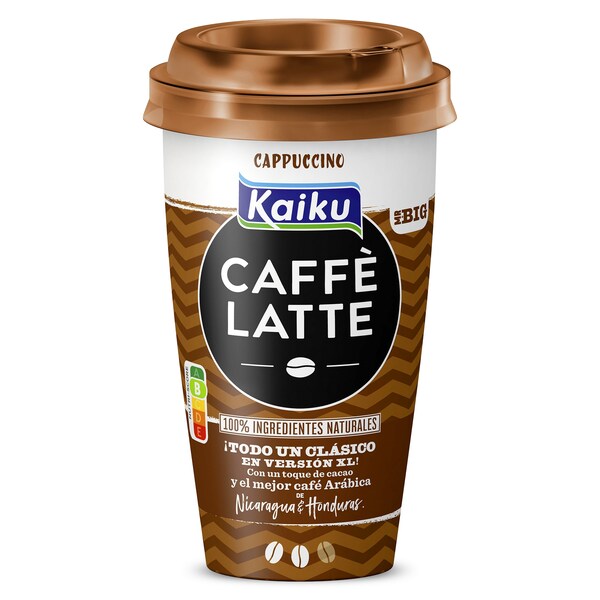 Caffé Latte Cappuccino Kaiku Vaso 370 Ml.