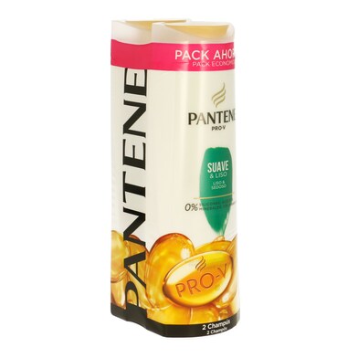 Champú suave y liso pack Pantene bote 2 x 360 ml-0 Champú suave y liso pack Pantene bote 2 x 360 ml-0