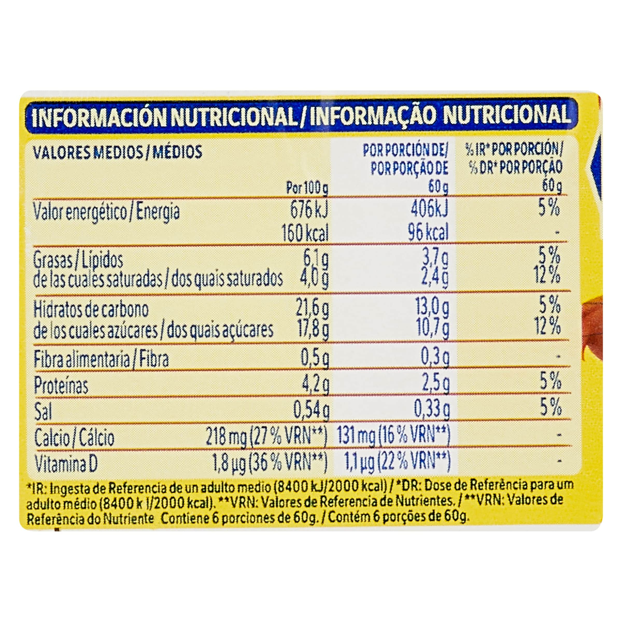 Petit de chocolate Nesquik 6 x 60 g