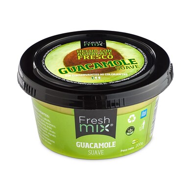 Guacamole suave 200 Fresh mix tarrina 200 g-0 Guacamole suave 200 Fresh mix tarrina 200 g-0