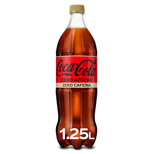 Coca Cola Zero Zero Botella 1.25 Lt.