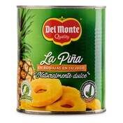 Piña en su jugo en rodajas Del monte lata 510 g