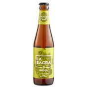 Cerveza especial indian ipa La sagra botella 33 cl