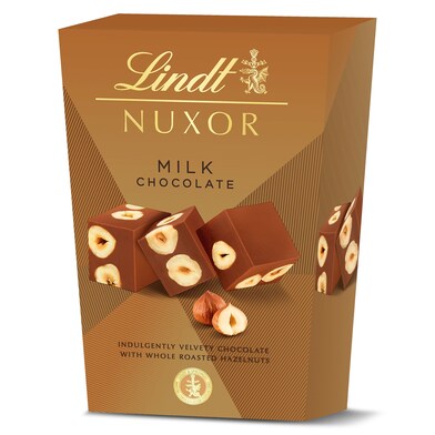 Bombones nuxor con chocolate con leche Lindt Nuxor caja 165 g-0 Bombones nuxor con chocolate con leche Lindt Nuxor caja 165 g-0