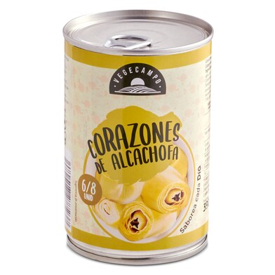 Corazones de alcachofas Vegecampo de Dia lata 240 g-0