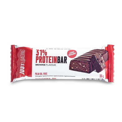 Barritas de proteínas sabor brownie Just loading bolsa 35 g-0