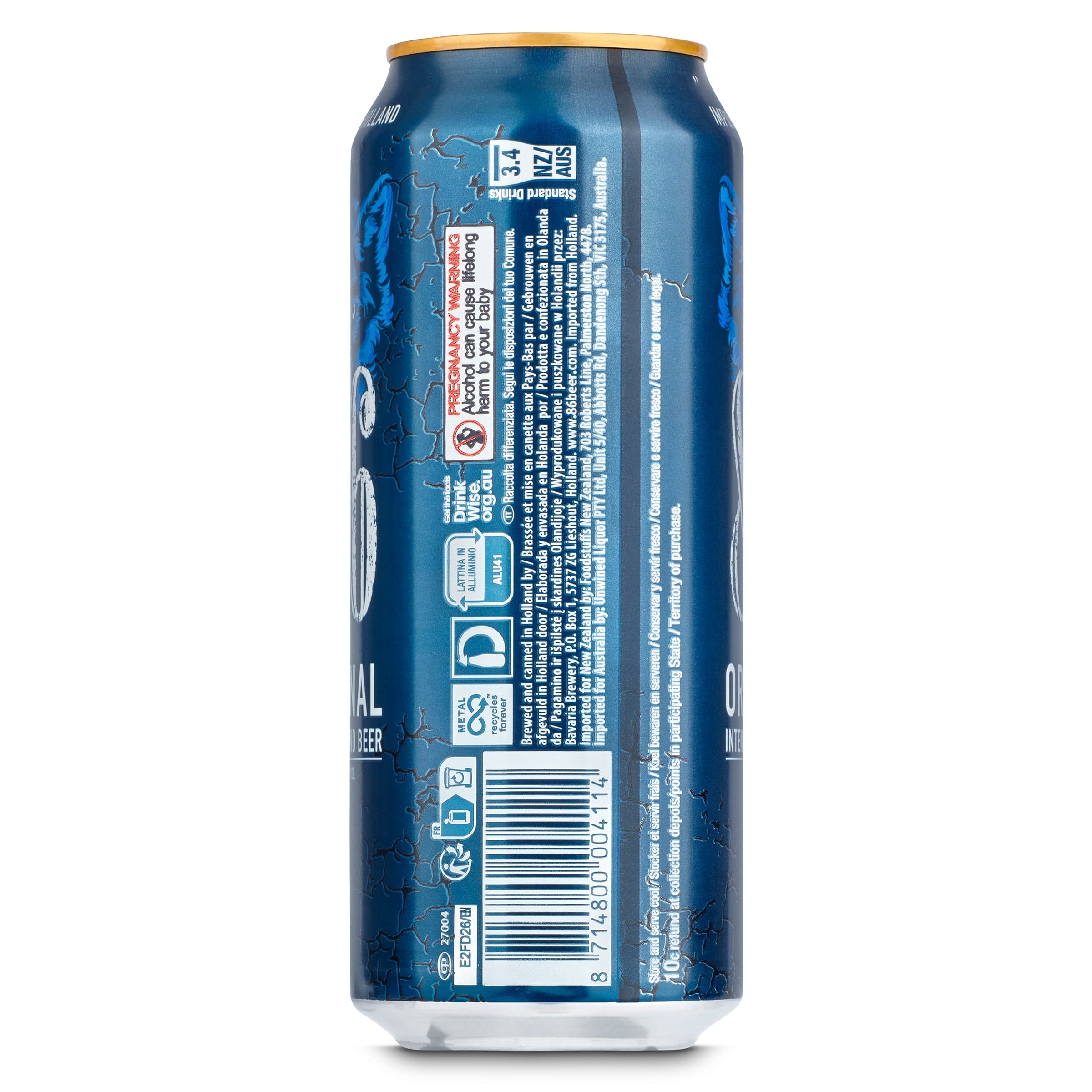Cerveza original 8.6 50 cl