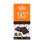 Chocolate negro 95% cacao Trapa 80 g