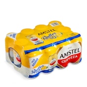 Cerveza radler con limón 0,0% alcohol Amstel lata 12 x 33 cl