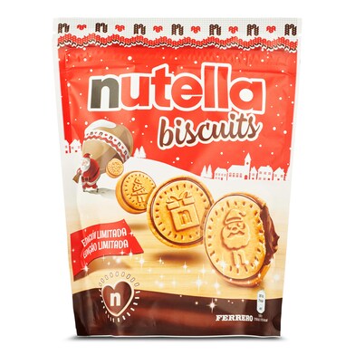 Galletas rellenas de crema de cacao Nutella bolsa 304 g-0 Galletas rellenas de crema de cacao Nutella bolsa 304 g-0