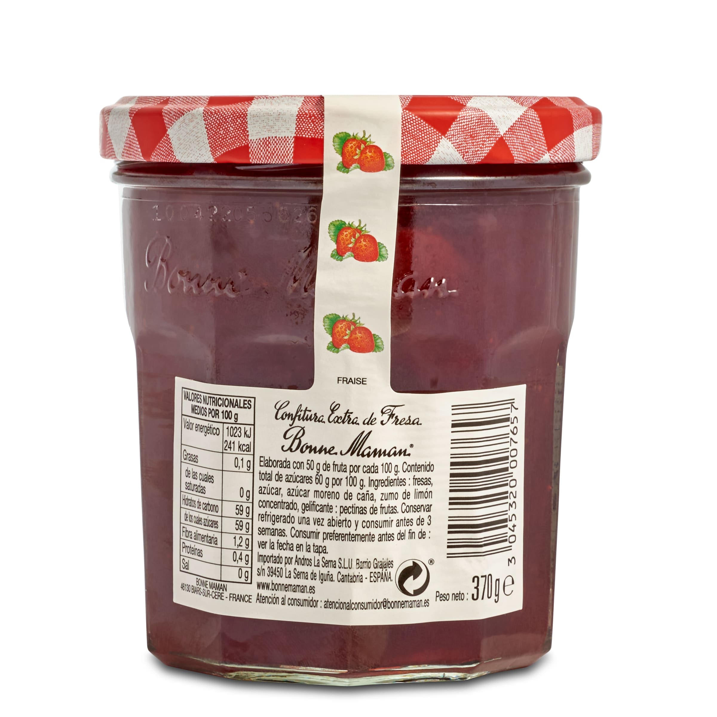 Confitura de fresa Bonne maman 370 g