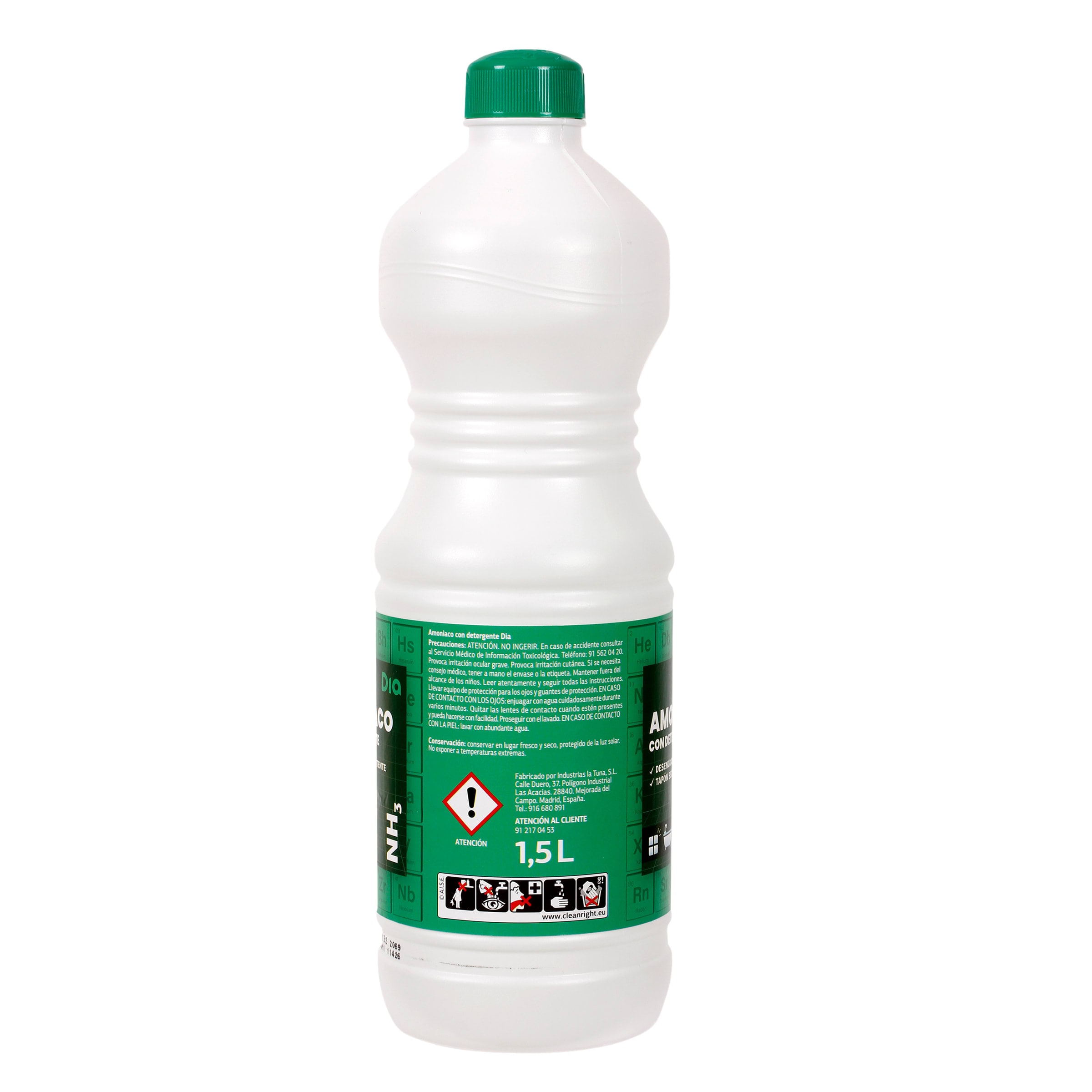 Amoniaco con detergente Dia 1,5 L
