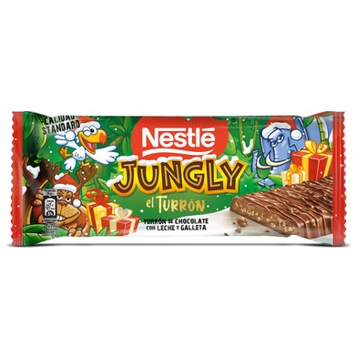 Turrón de chocolate con leche Nestlé Jungly 232 g-0