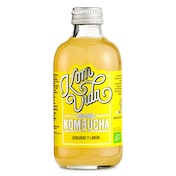 Bebida de kombucha con jengibre y limón Komvida botella 250 ml
