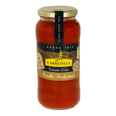 Tomate frito tradicional con aceite de oliva Carretilla frasco 550 g-0