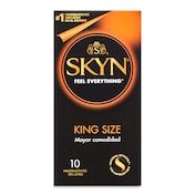 Preservativos king size Skin caja 10 unidades