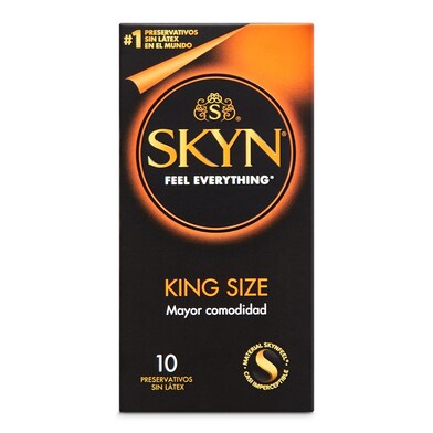 Preservativos king size Skin caja 10 unidades-0 Preservativos king size Skin caja 10 unidades-0
