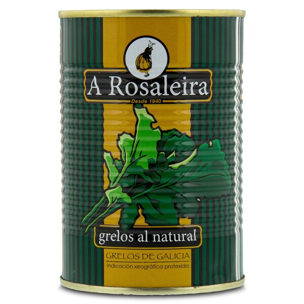 Grelos Al Natural A Rosaleira Lata 250 Gr.