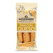 Palitos de pan con queso Naturmundo bolsa 90 g