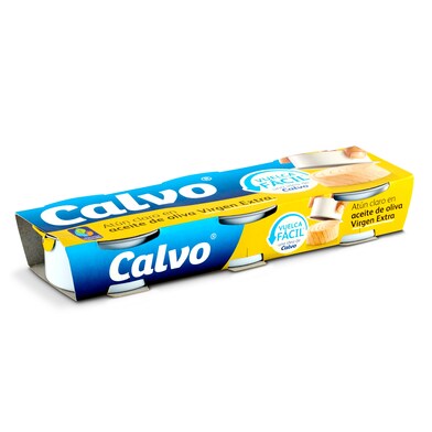 Atún en aceite de oliva virgen Calvo lata 3 x 52 g-0 Atún en aceite de oliva virgen Calvo lata 3 x 52 g-0