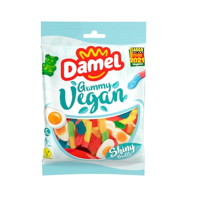 Gominolas surtidas veganas brillo Damel bolsa 125 g-0