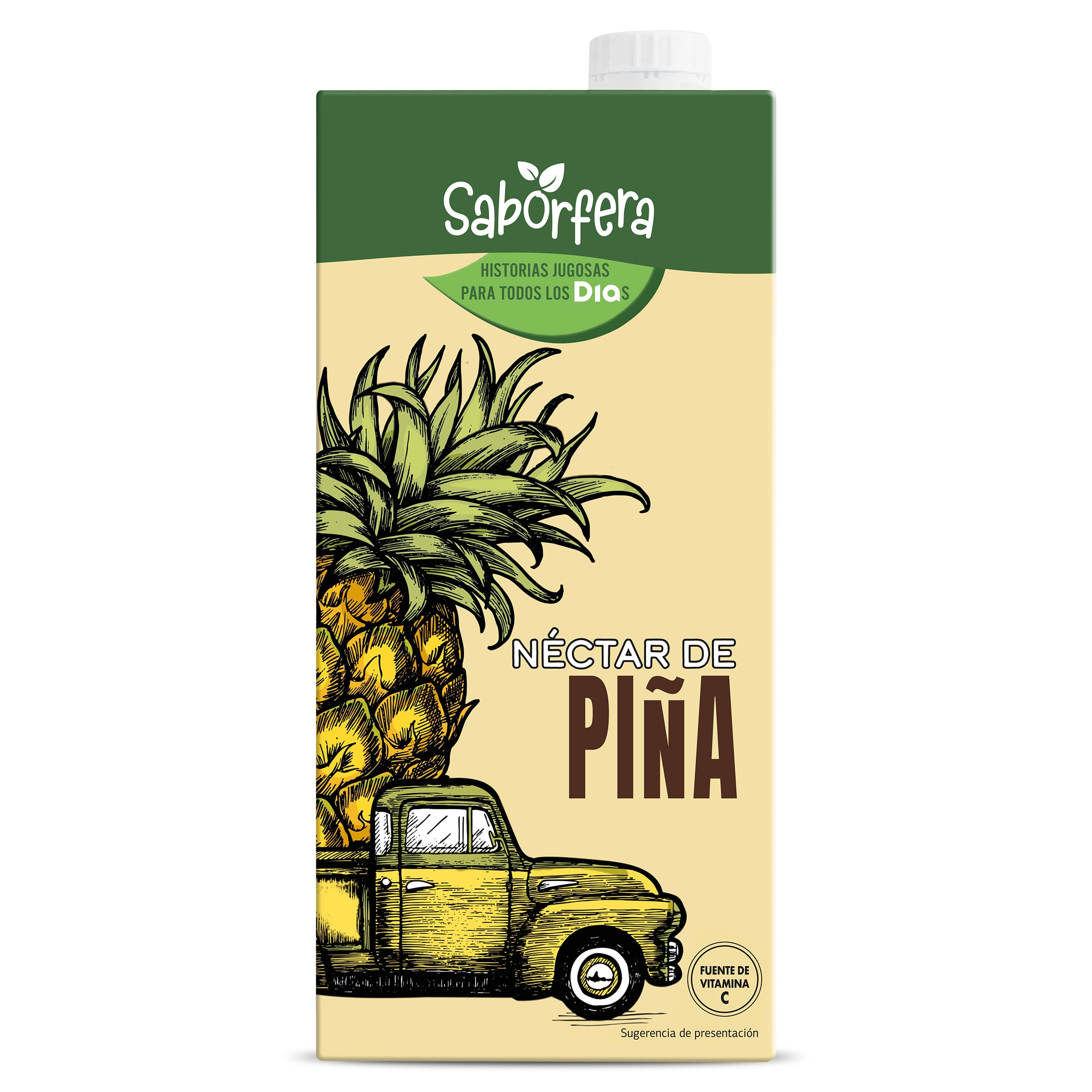 Néctar de piña Dia Saborfera 1 L