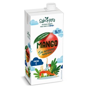 bebida de zumo de mango sin azucares anadidos 1 l