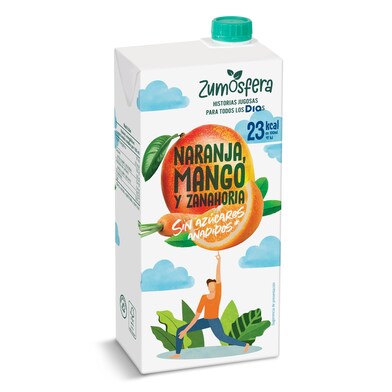 Bebida de zumo de naranja, mango y zanahoria sin azúcares añadidos Zumosfera de Dia brik 1 l-0 Bebida de zumo de naranja, mango y zanahoria sin azúcares añadidos Zumosfera de Dia brik 1 l-0