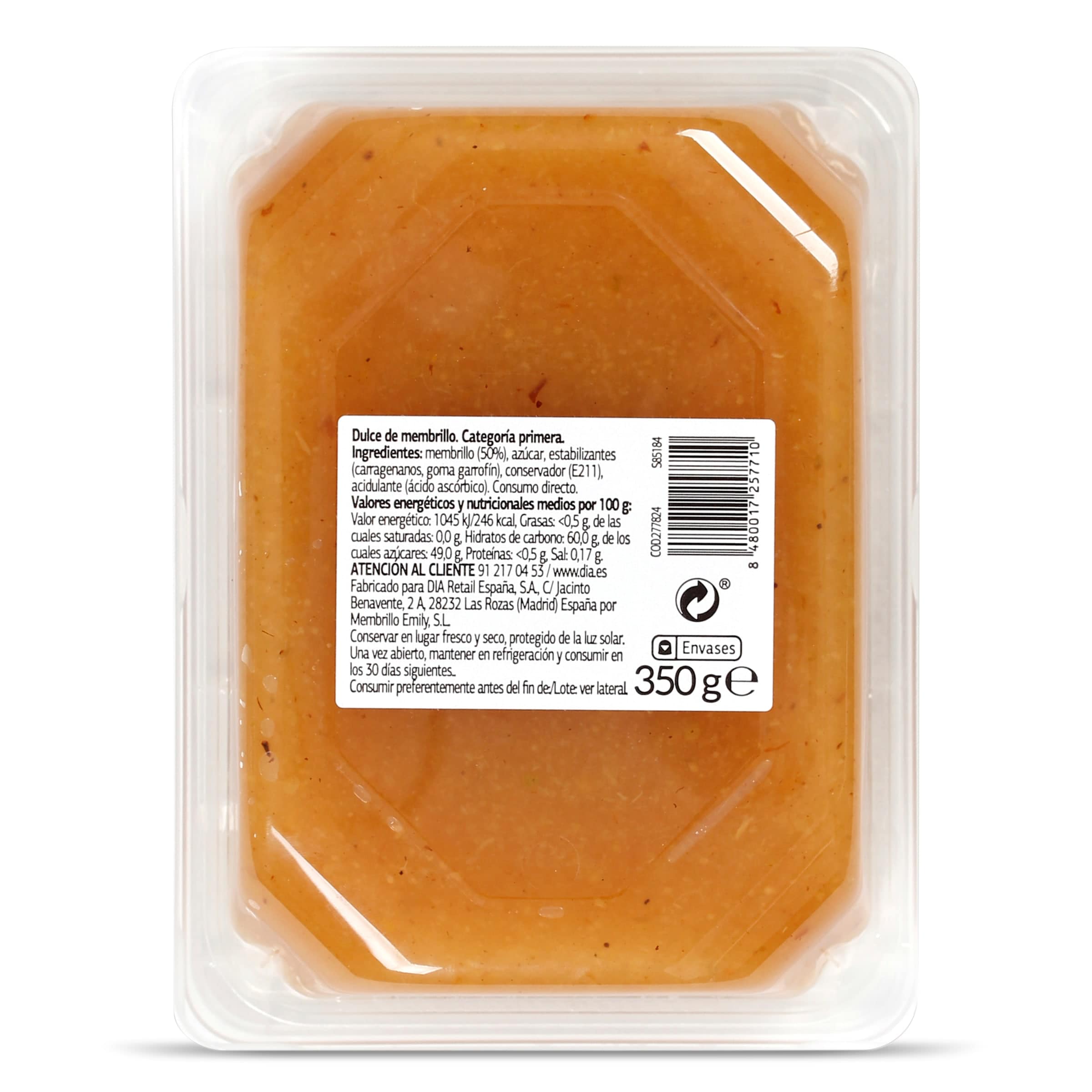 Dulce de membrillo Dia Fruticampo 350 g