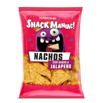 Nachos sabor a jalapeño Snack Maniac de Dia bolsa 150 g-0 Nachos sabor a jalapeño Snack Maniac de Dia bolsa 150 g-0