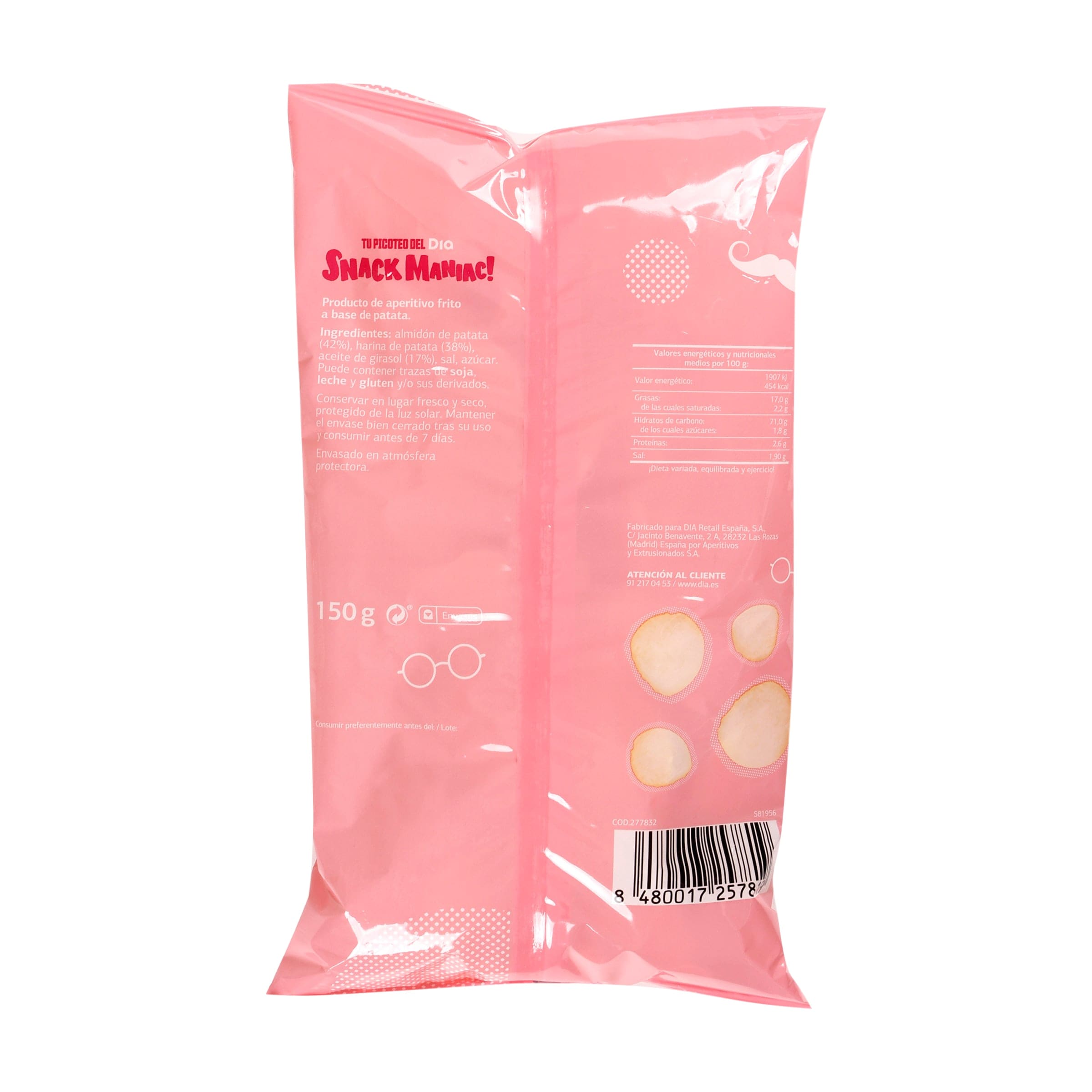 Patatas light Dia Snack Maniac 150 g